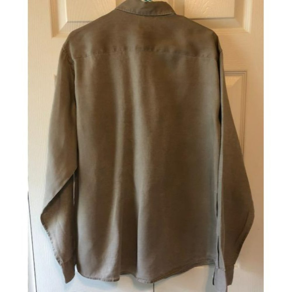 Mens H&M Linen Shirt Size M - Picture 2 of 6